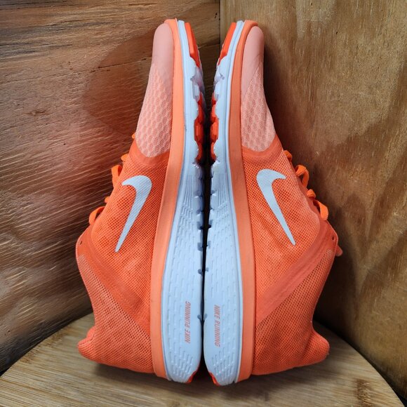 Nike Womens FS Lite 3 Neon Orange Running Shoes Sneakers Size 10 - Picture 7 of 9